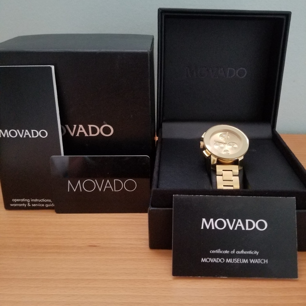 Movado Museum Watch Gold